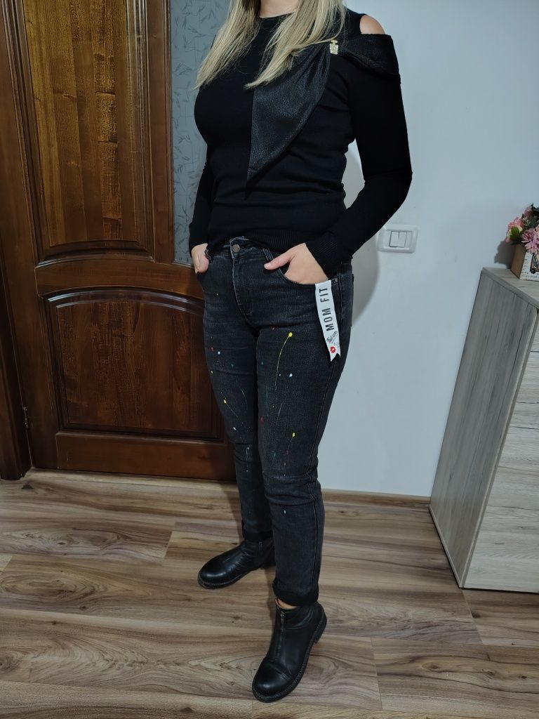 Blugi MomFit elastici
