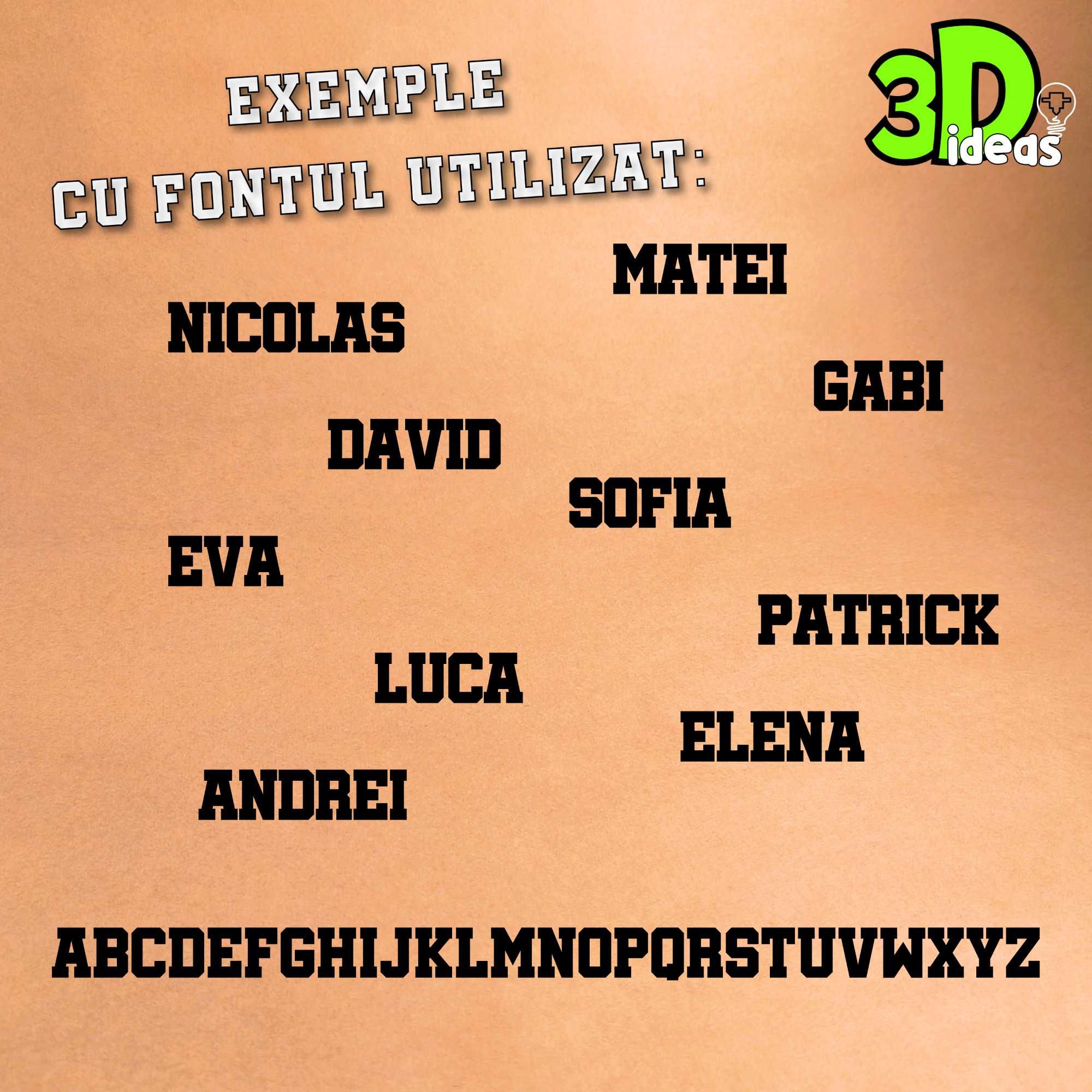 Breloc personalizat pentru micul fotbalist și părinții săi!