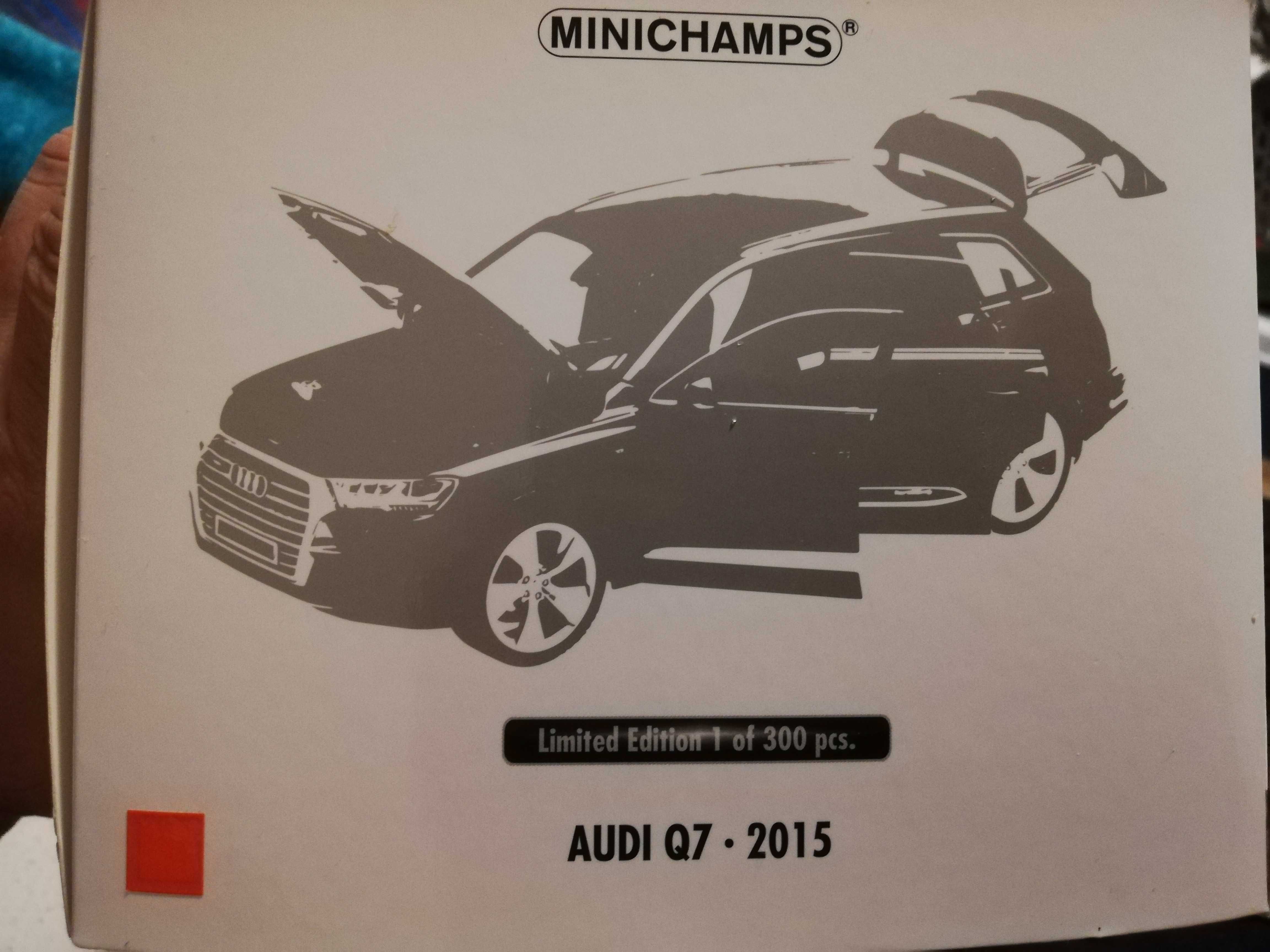 AUDI Q7 1:18 2015 Minichamps ediție limitata