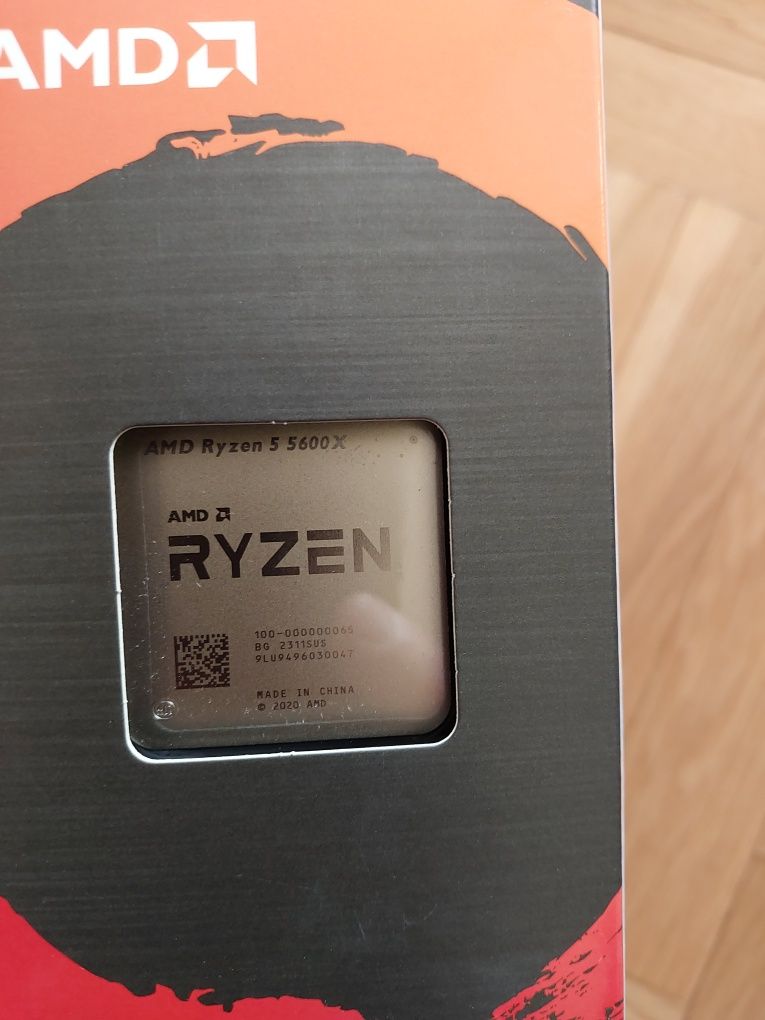 Нов Ryzen 5 5600X , BOX 6-ядрен , 12-треда , АМ4 процесор