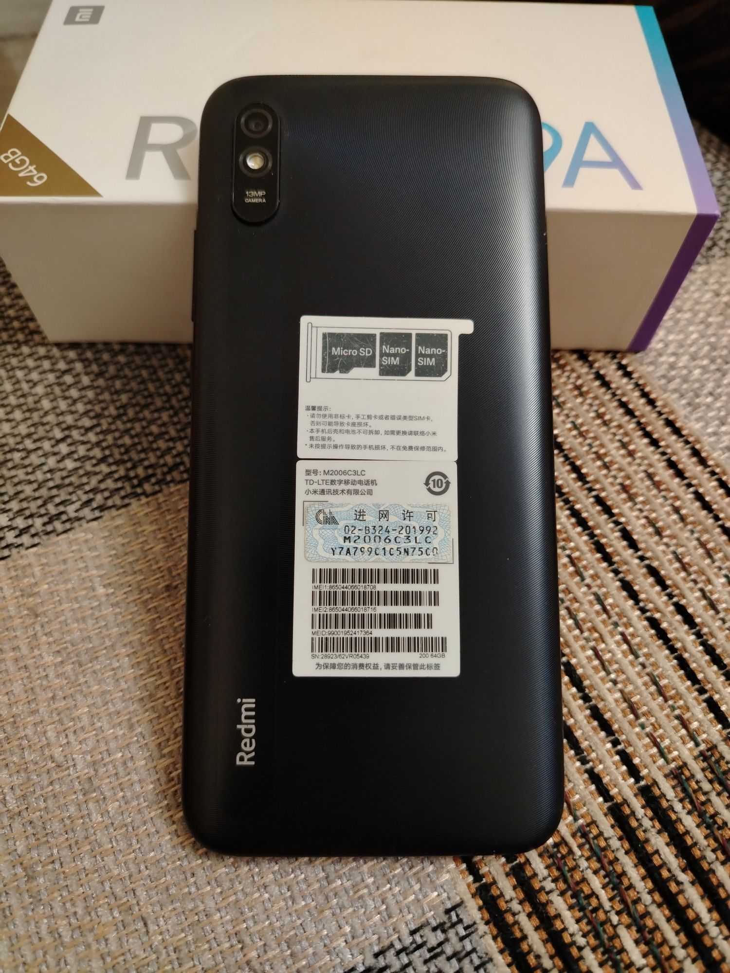 Redmi 9A 4/64 в идеальном состоянии