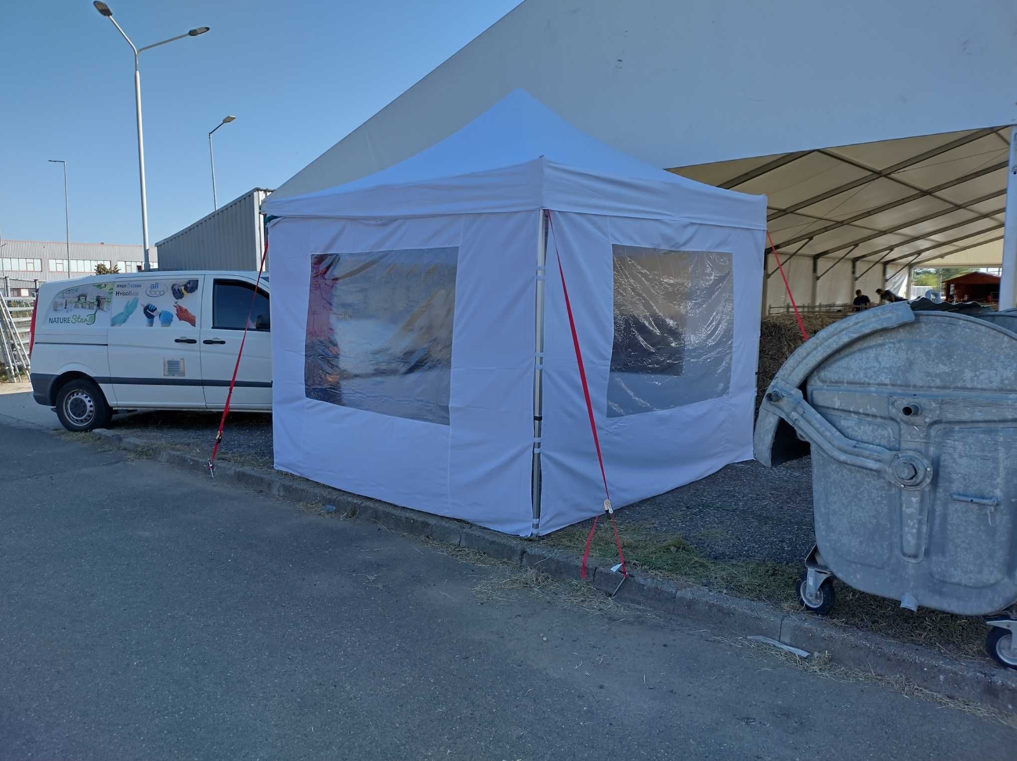 Cort petrecere, foisor pliabil, stand prezentare - 3x3m - inchiriere