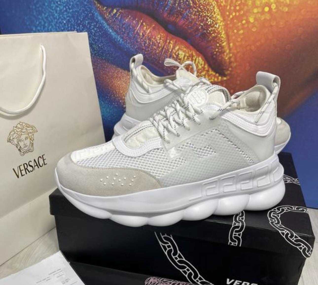 Adidasi Versace Full White