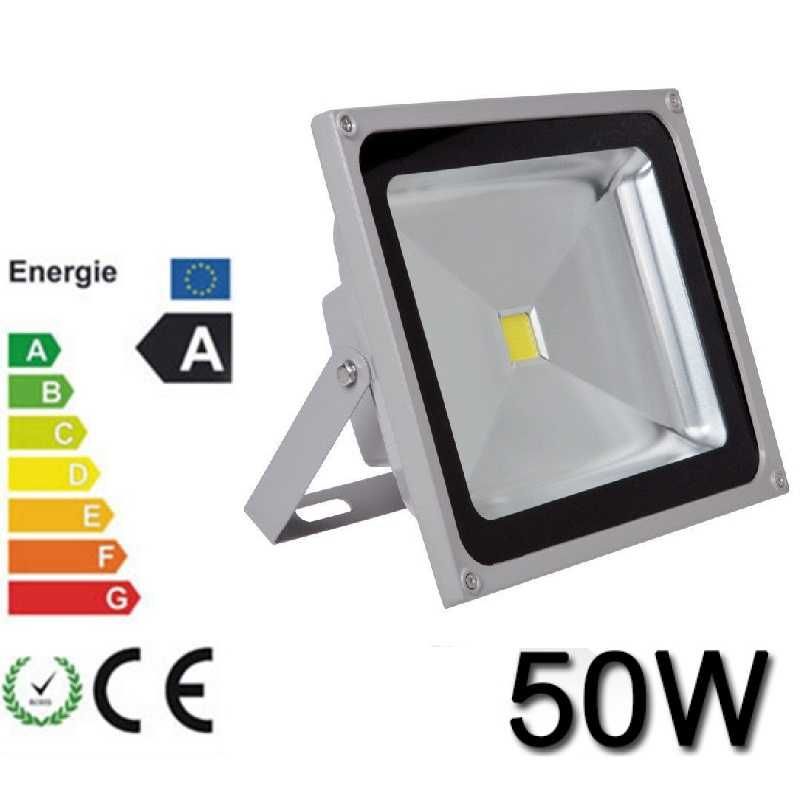 Resigilat: Proiector LED 50w, 6500k, Slim cu Senzor