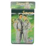 Costum sauna pentru slabit, unisex, format din 2 parti, gri