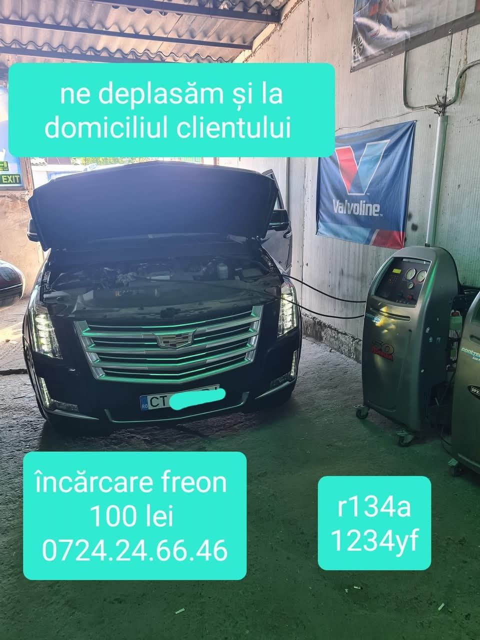 Încărcare freon 100 lei -   r134a și 1234yf