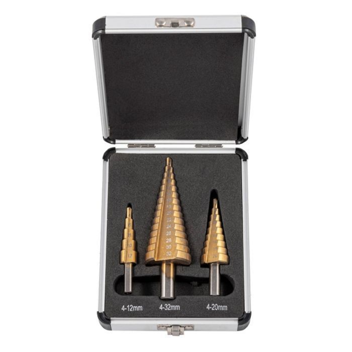 Set burghie foraj in trepte, 3 piese