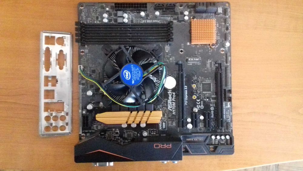 Kit ASRock H170M PRO4 cu procesor Intel Celeron G3930 si cooler
