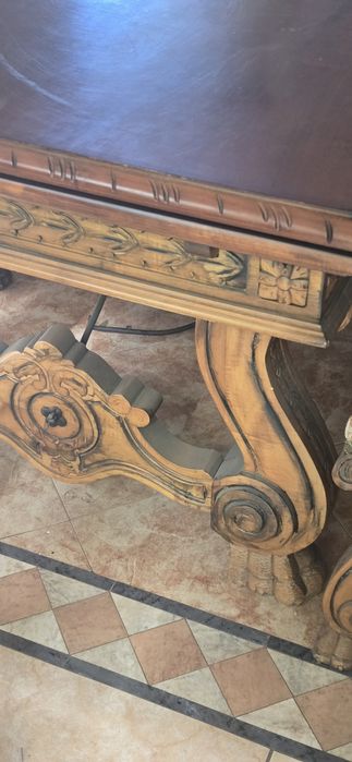 Masă si scaune Renașterea stejar