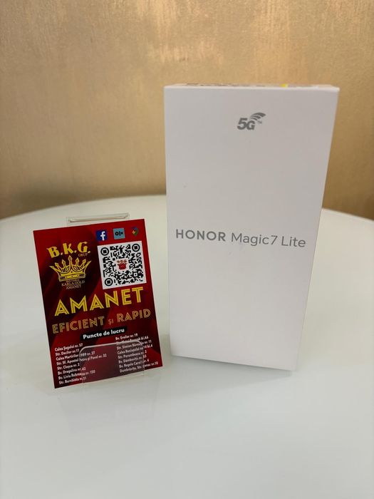Honor Magic 7 Lite sigilat 512gb Amanet BKG