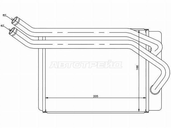 Радиатор отопителя салона Hyundai Santa fe
