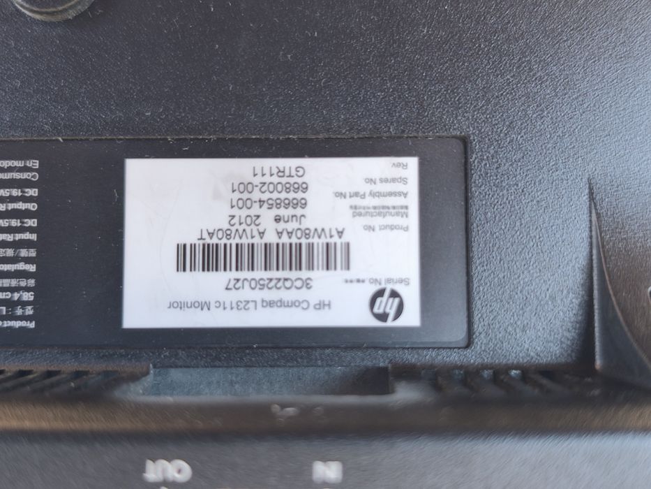 Monitor HP Compaq L3211c