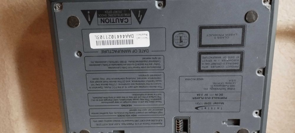 DVD портативно видео