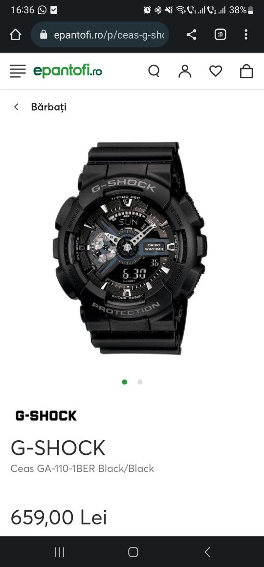 Casio G-Shock - Ceas barbatesc GA-110-1BER - 5146