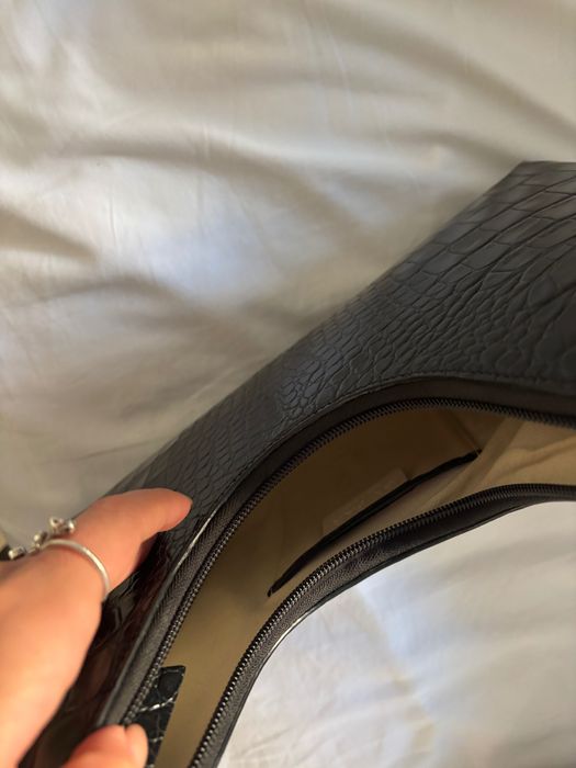 By Far Amber Croco Black