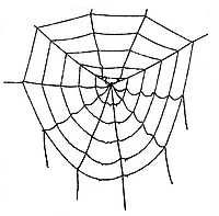 Большая паутинка декор