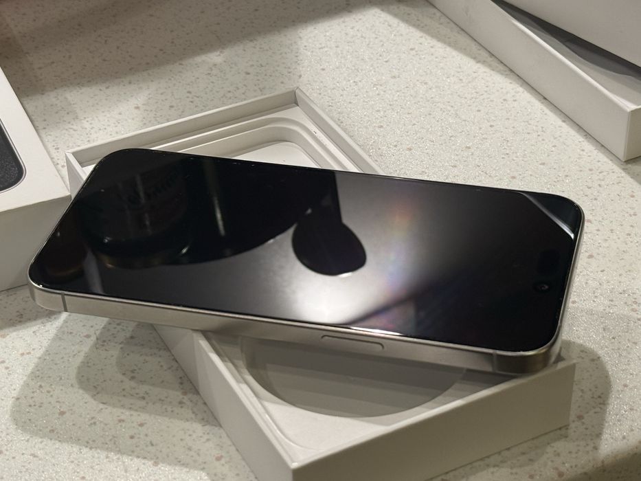iPhone 15 Pro Max 512GB Titanium White– Като НОВ, 91% Батерия.