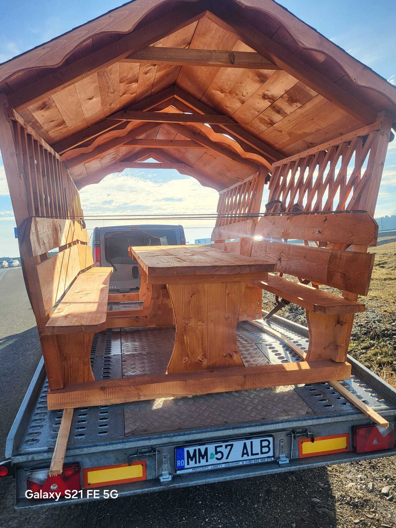 Foisor lemn masiv rustic
