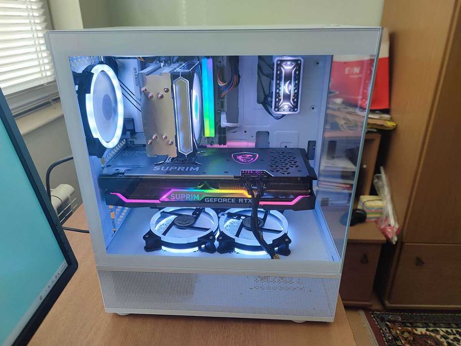 Геймърски компютър, Ryzen 8400f, Rtx 3070, 32gb DDR5, 1tb Nvme, 750W