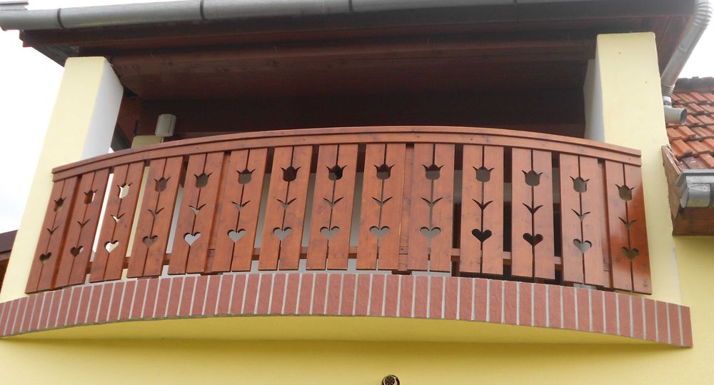 Gard, elementi lemn pentru balustrada, cerdac, pridvor, terasa, foisor