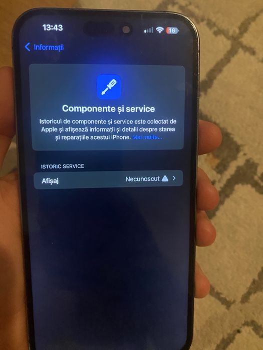 Iphone 14 pro max,256 gb(putin fisurat ecran)