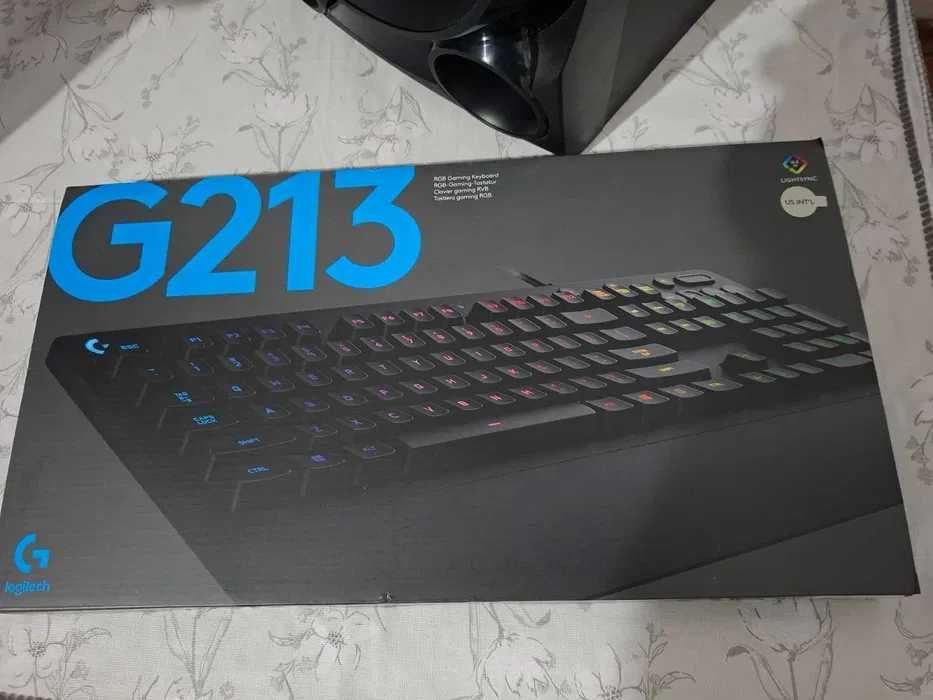tastatura gaming logitech g213 noua la cutie cu factura 100 lei