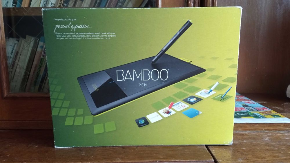 creion si tableta pt. desen si grafica pe calculator BAMBOO Pen