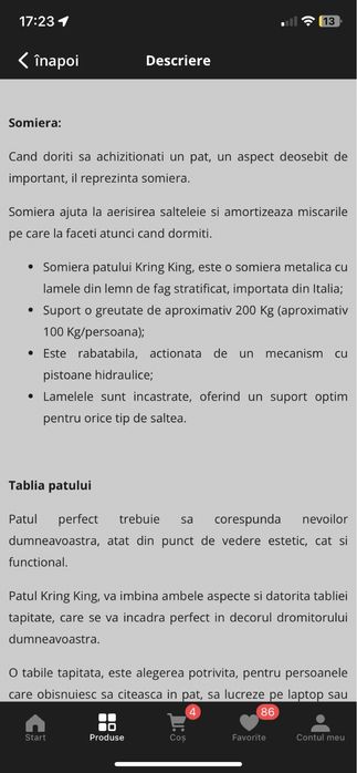 Pat kring turcoaz, stare buna