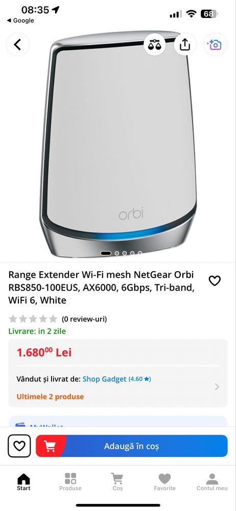 Orbi Range Extender Wi-Fi