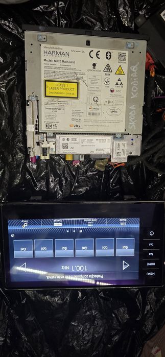 Navigatie Mib2 pro 9.2 inch originala Skoda Kodiaq Superb display