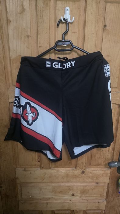 Sort pantaloni scurti kickbox mma glory