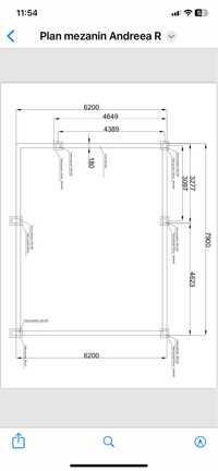 Platforma metalica(mezazin) industriala