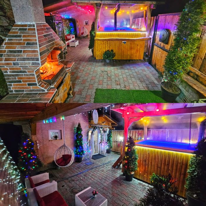 Cabana la Munte cu jacuzzi piscina