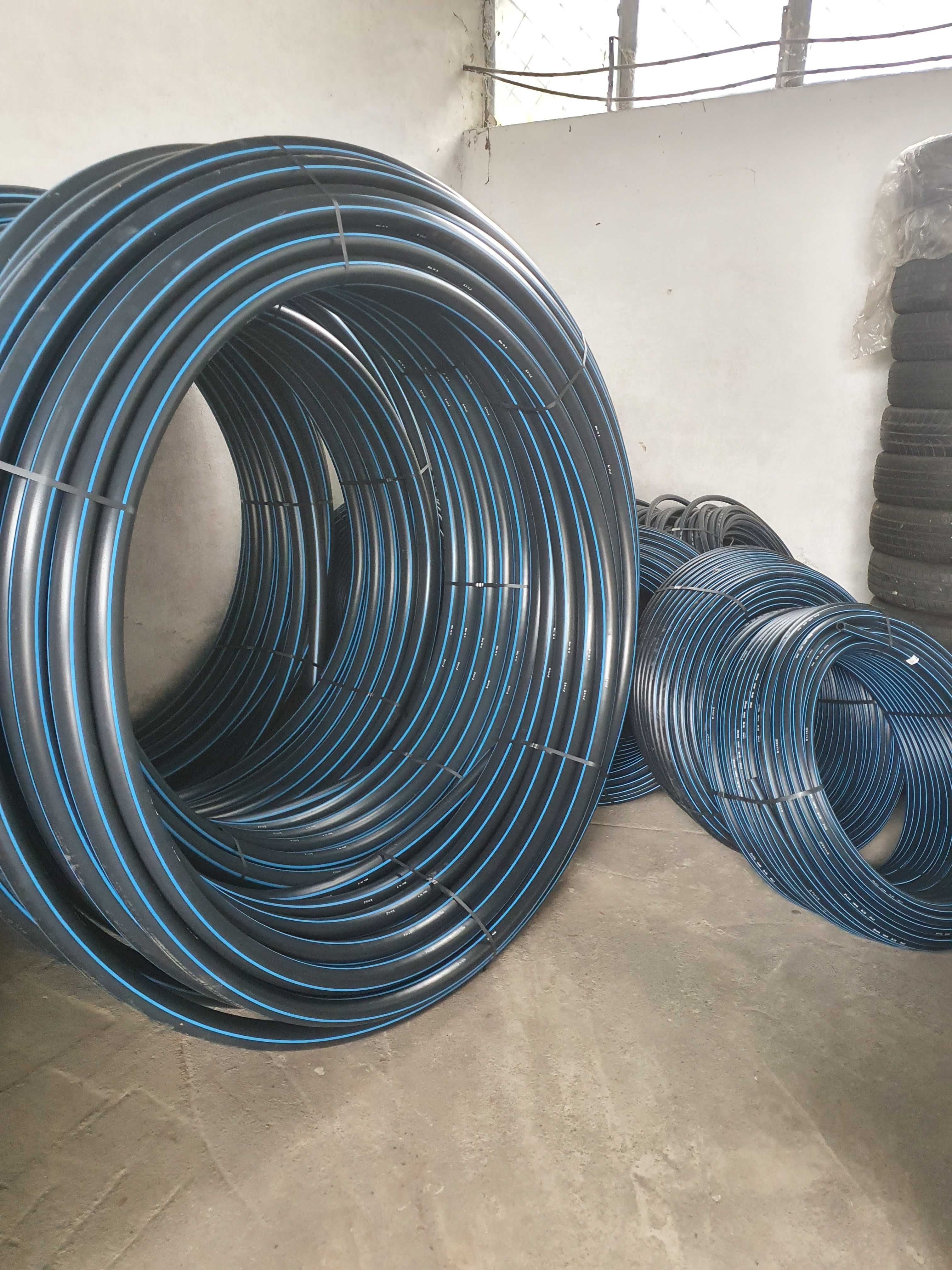 TEAVA POLIETILENA(HDPE) Irigatii: PN6 si PN10!Diferite dimensiuni!