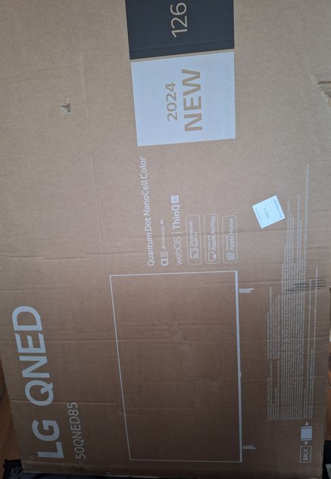Чисто нов телевизор LG QNED 50QNED85T3A, 50" (126 см), Smart, 4K Ultr