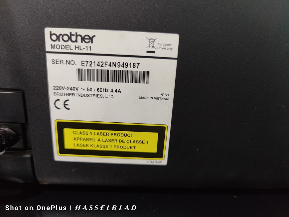 Принтер лазерен чисто нов модел Brother HL-11 ser.no.E72142F4N949187