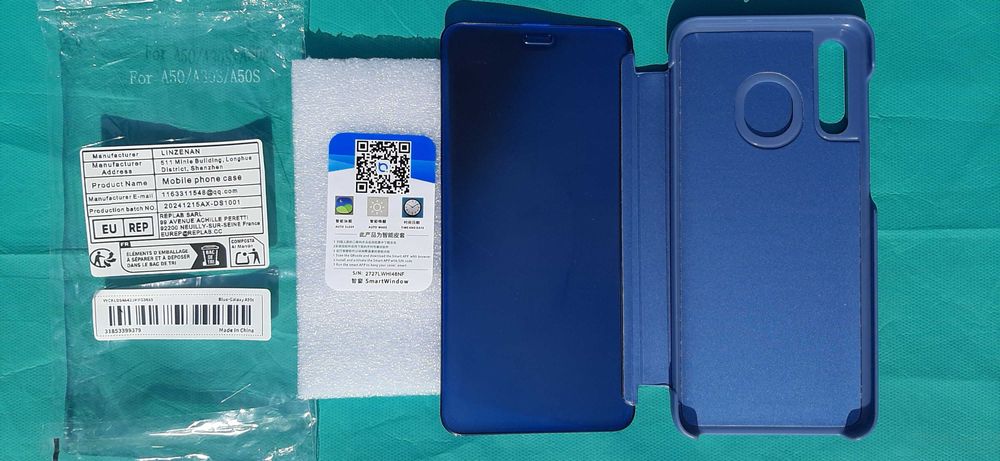 Husa flip, Smart Window, Samsung A30S, A50, A50S, noua