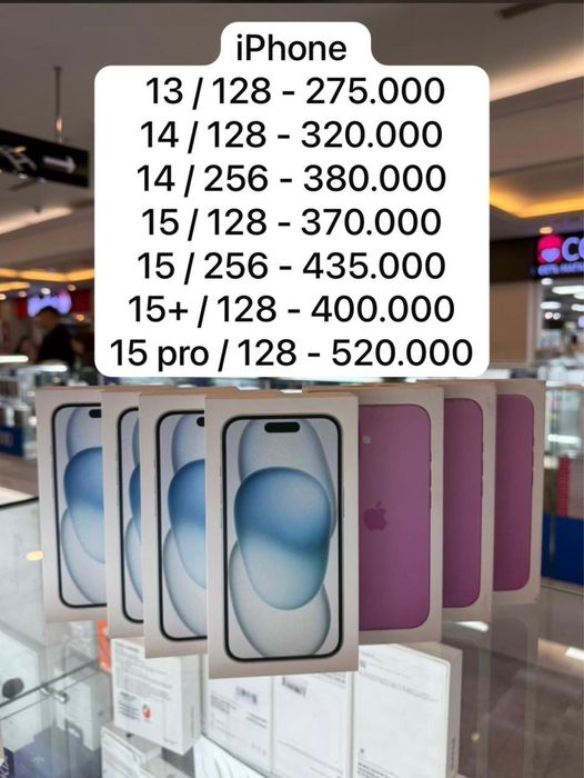 iPhone 15 128 gb с годовой гарантией
