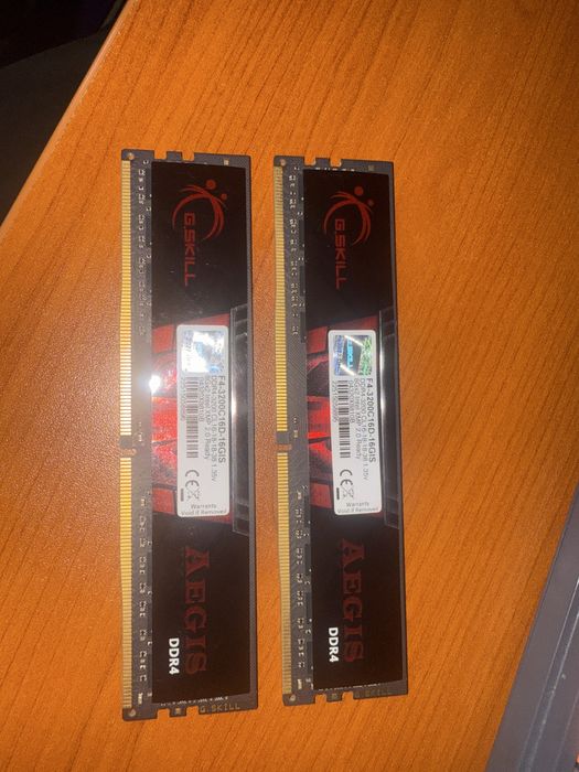 Оперативная память G.SKILL AEGIS F4-3200C16D-16GIS 16 Гб