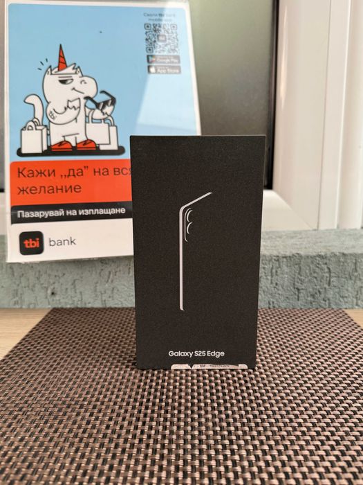 НОВ! 512gb! Samsung Edge Лизинг от 50лв/м  Titanium Jetbalck Гаранция