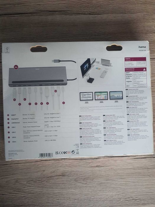 Hama USB-C Docking Station – 10 Ports