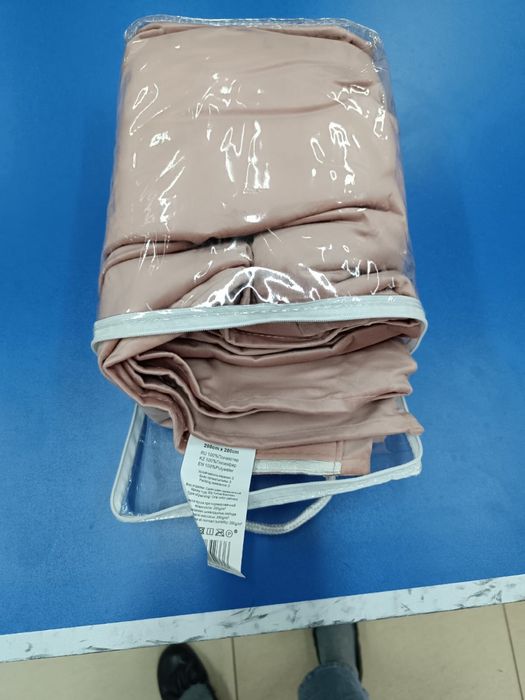 Шторы пыльная роза 3 шт