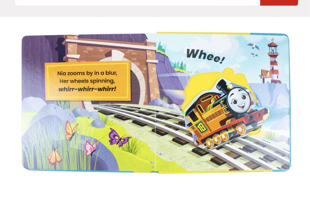 Carte cu puzzel incastru thomas and friends