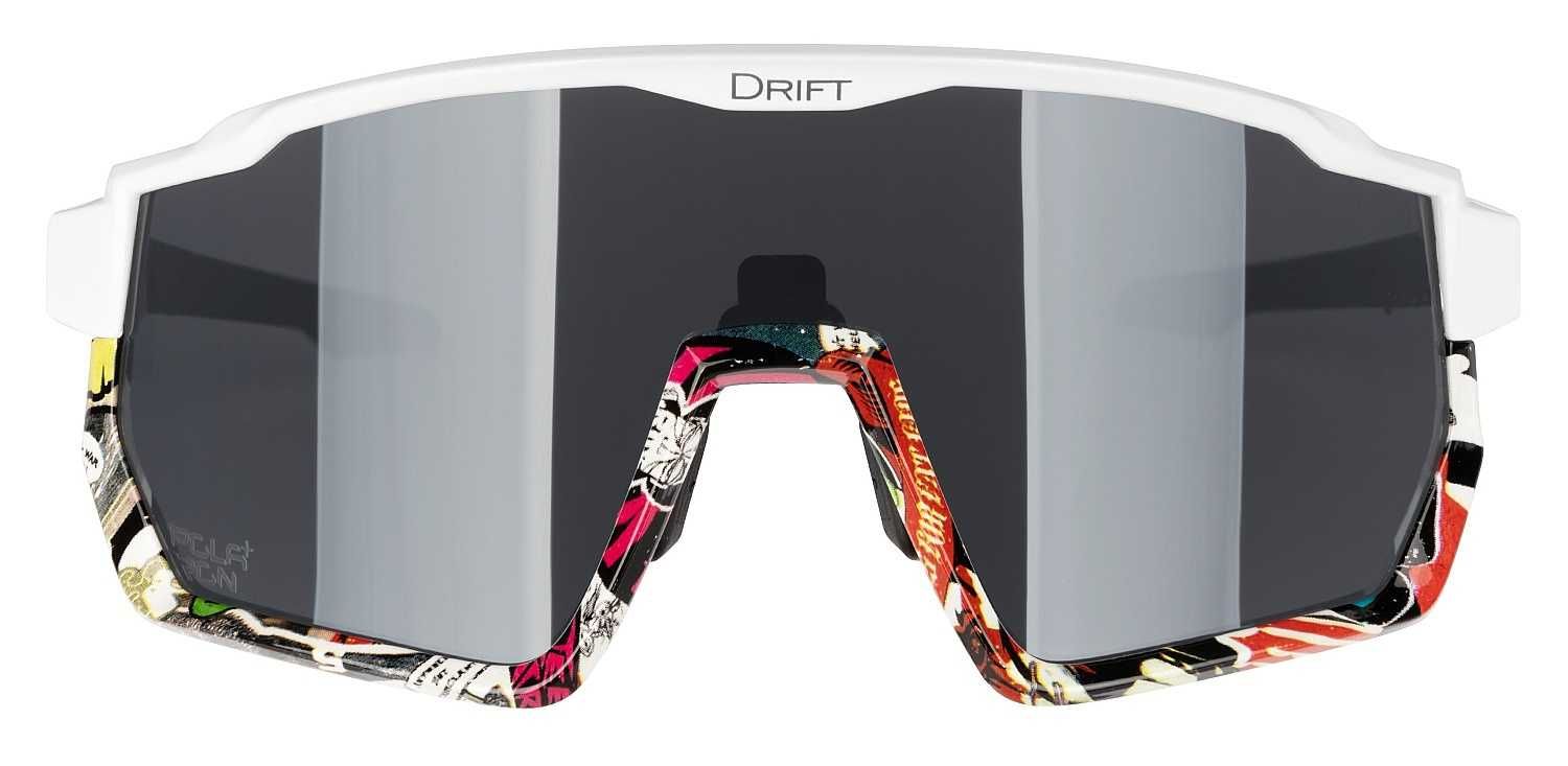 Ochelari ciclism FORCE Drift White-Vivid Black Contrast