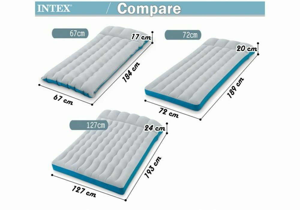 Матрас надувной-127х193х24 см. Intex-67999 Доставка бесплатно