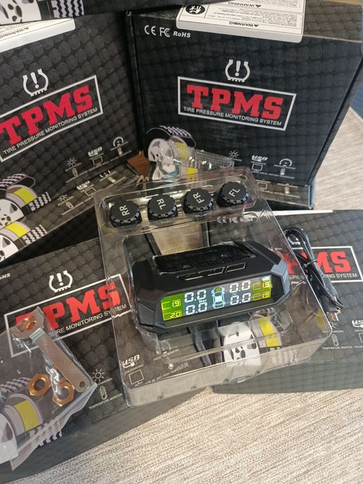 Соларна система за отчитане налягането на въздуха в гумите