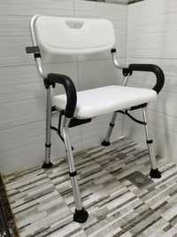 Складной стул для душа с подлокотниками и спинкой, максимум 150кг