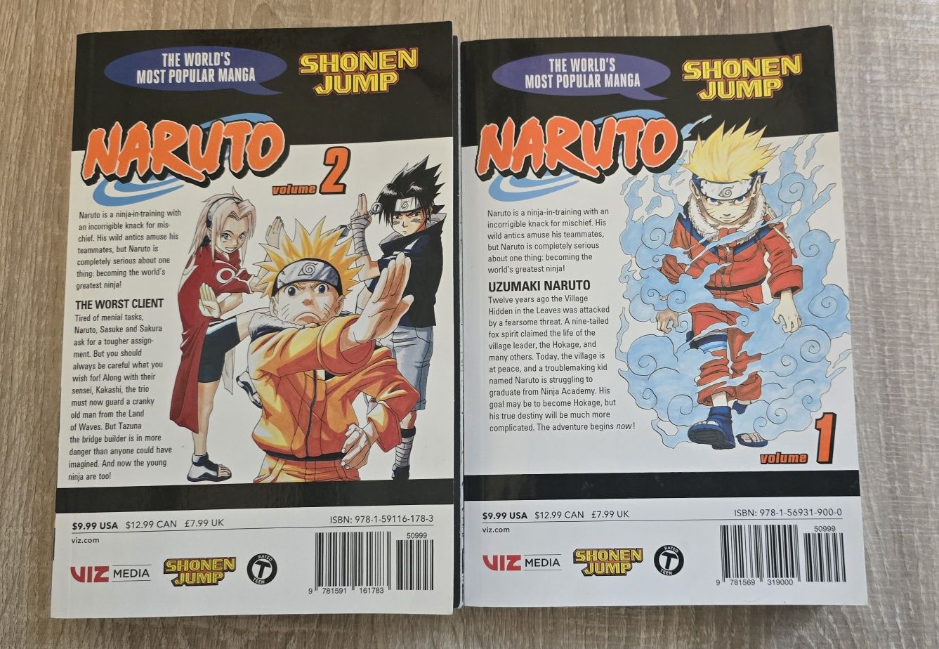 Vand Manga Naruto vol 1 si 2