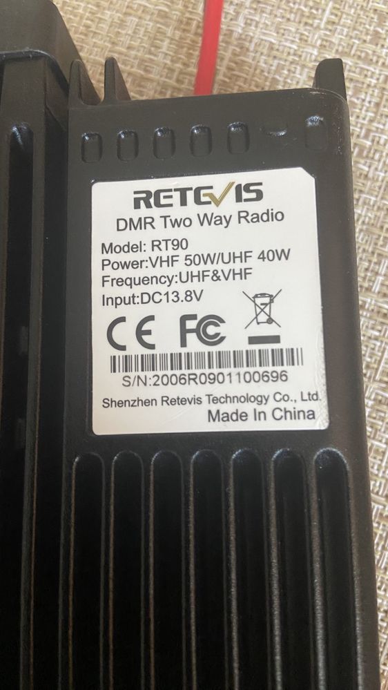 Радиостанция Retevis RT90/DMR/Analog/GPS
