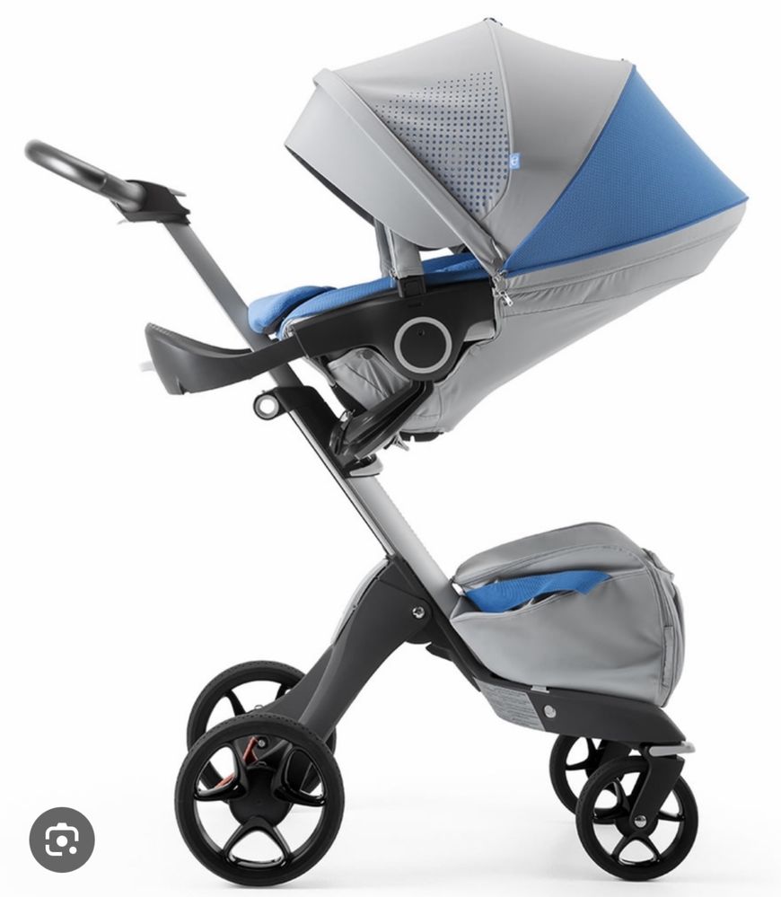 Stokke v5 athleisure blue 2in1